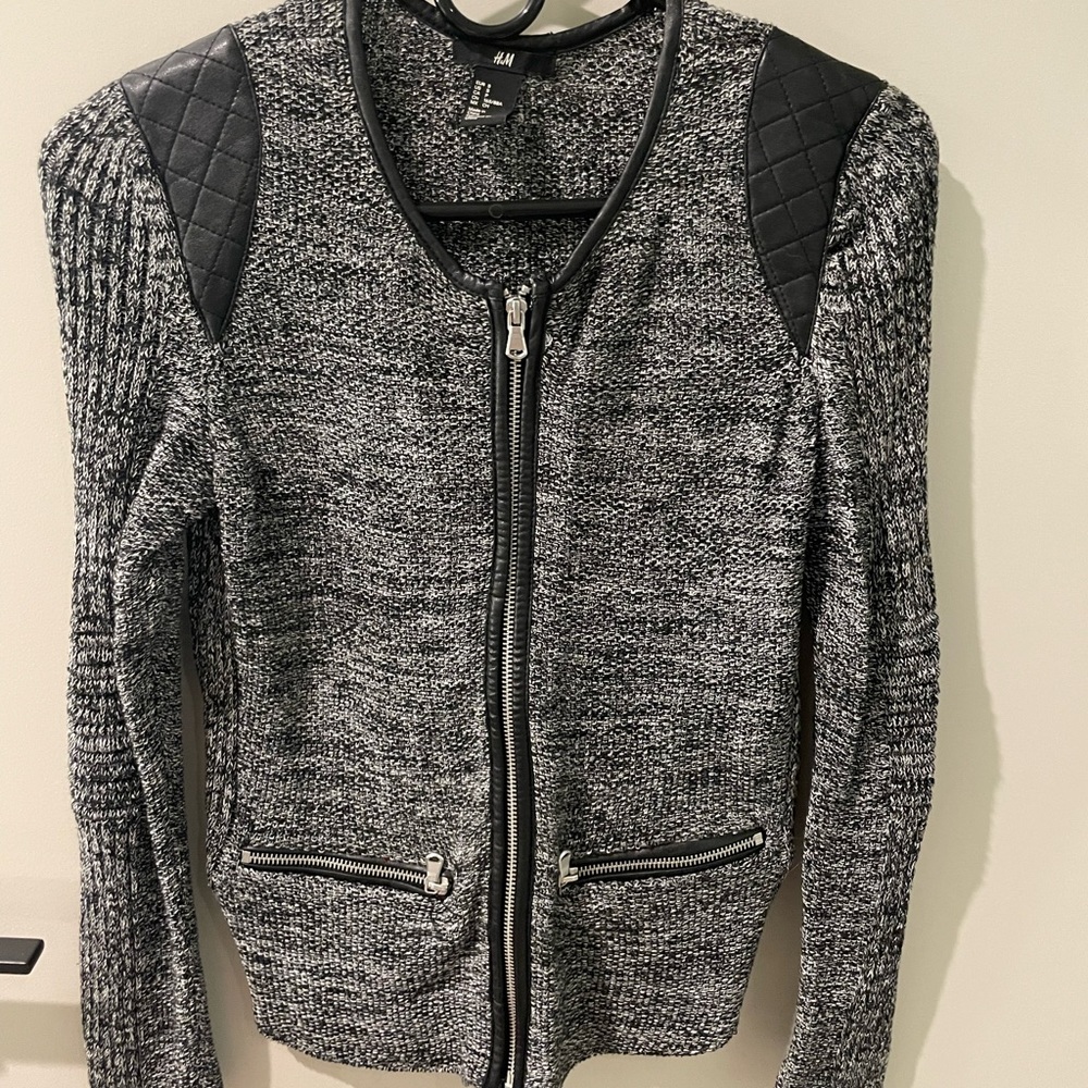 h&m knit jacket